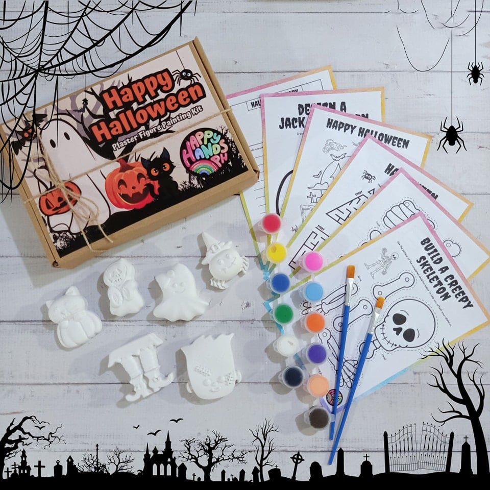 Halloween Plaster Figure Painting Kits 7