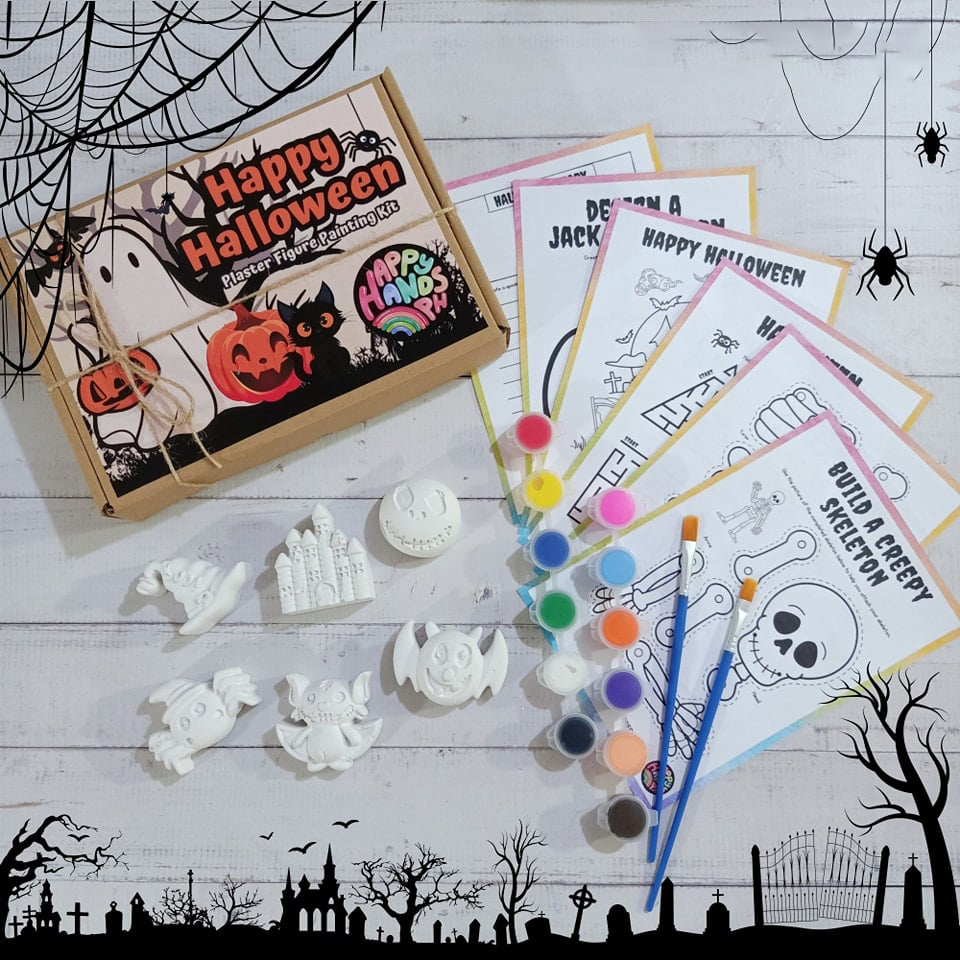 Halloween Plaster Figure Painting Kits 5