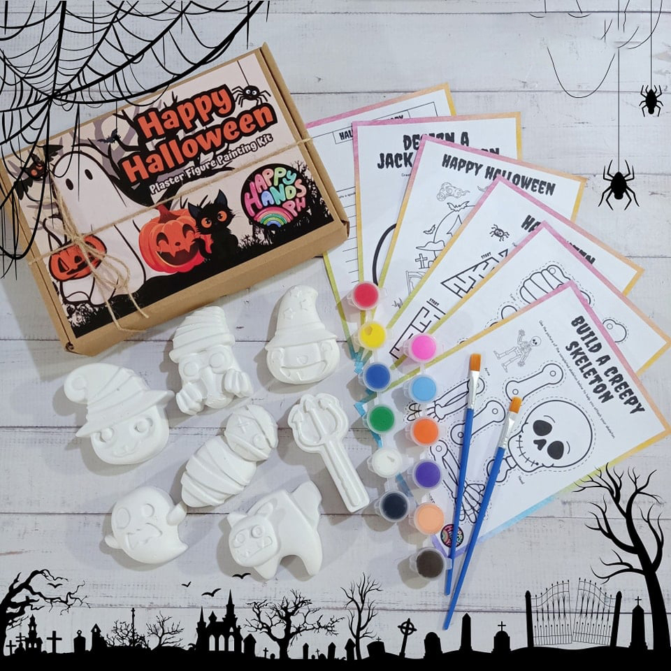 Halloween Plaster Figure Painting Kits 3