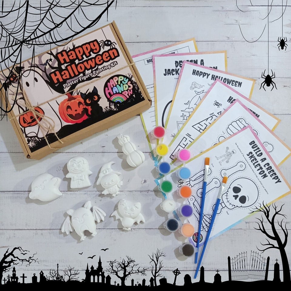 Halloween Plaster Figure Painting Kits 2